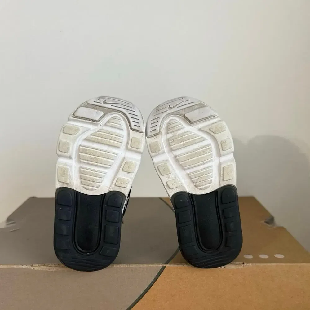 Nike Air Max 270 Black/White Toddler Sneakers- SZ 6 C